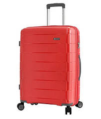 Валіза маленька S поліпропілен Snowball 20303 56×39×23 см 35 л Червона