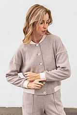 Бомбер Lesia Ланія 01 Бежевий 54 (14941000054)