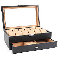 Скринька для зберігання годинника Craft 34х21х13см 12PU.FIB.JW.BR