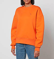 Свитшот No Brand Oversize d Cotton Fleece Sweatshirt Orange S