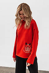 Світшот Lesia Еліса 1 Теракотовий 42 (15003000042)