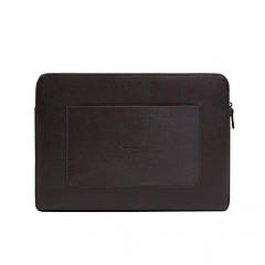 Шкіряний чохол для ноутбука на блискавці BlankNote Темно-коричневий