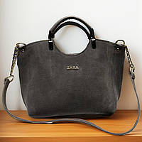 Замшева містка сумка через плече жіноча сумочка кросс боді в стилі зара сумка замш капучино ЛЮКС