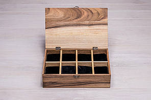 Скринька для зберігання наручних годинників ecoWalnut 8.2х27.5х18 см