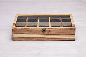 Скринька для зберігання наручних годинників ecoWalnut 8.2х34.2х18 см
