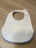 Силіконовий нагрудник з левом для дітей, фото 3
