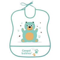 Canpol babies Практичний пластиковий мякий нагрудник