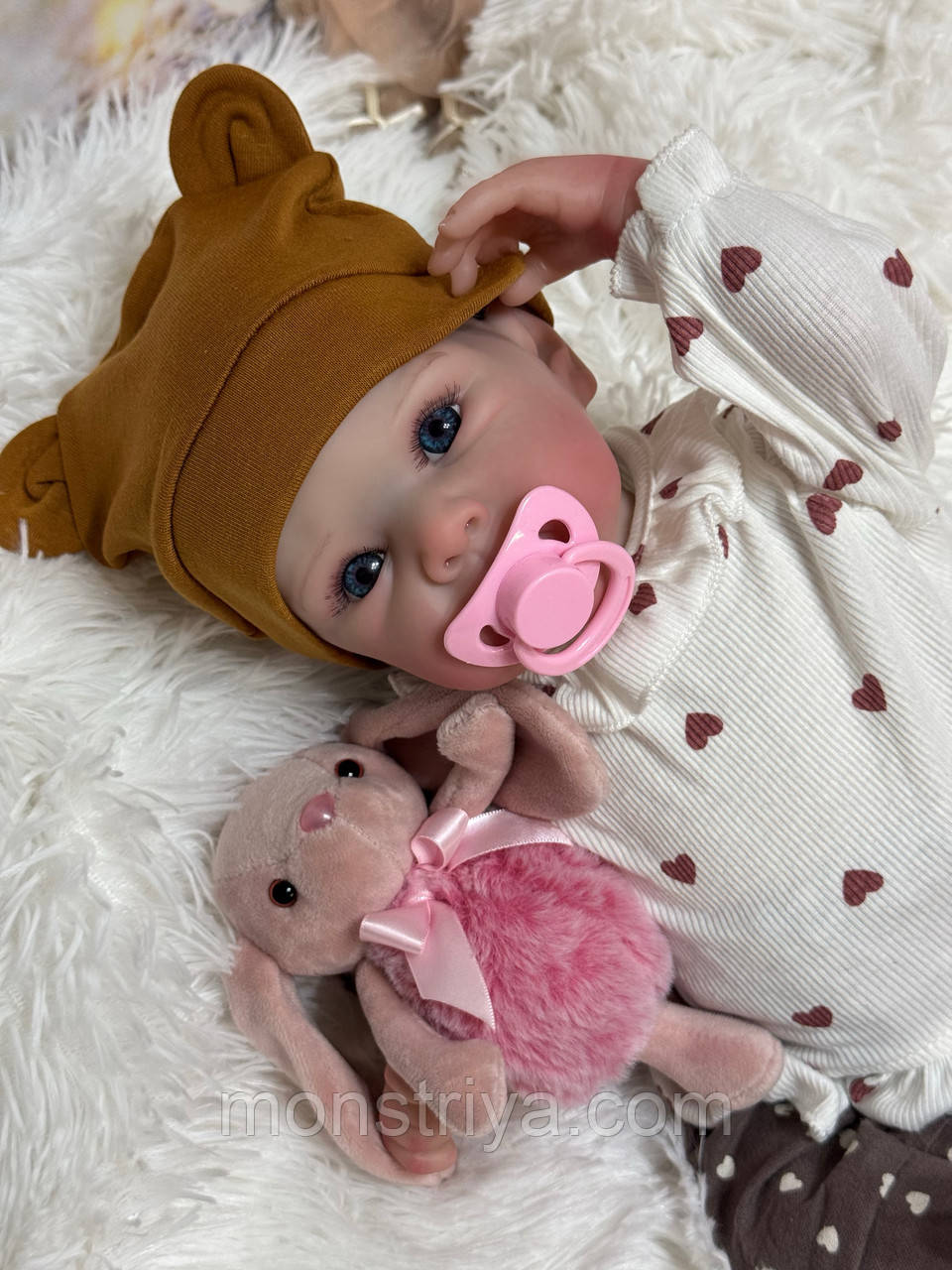 Реальні фото! Лялька-реборн Дівчинка, фото 1
