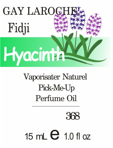 Парфумерна олія (368) версія аромату Гі Ларош Fidji — 15 мл композит у ролоні