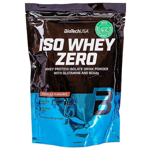 Сироватковий ізолят Biotech USA Iso Whey Zero Lactose Free (500 грам.), фото 1