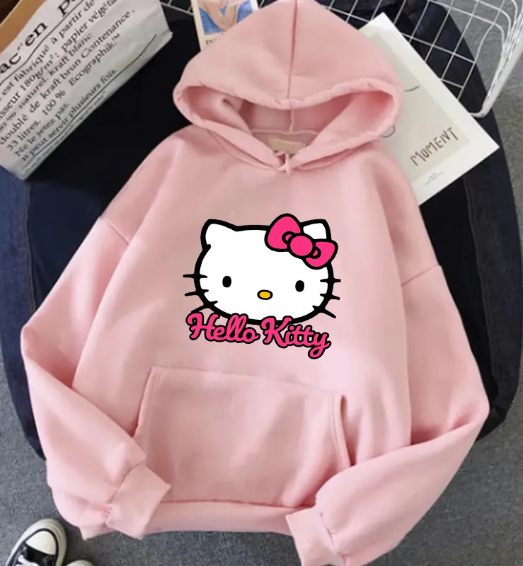 Жіноче худі з принтом Hello Kitty, фото 1