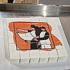 Торт мусовий Логотипом (Корпоративний торт) Мусовий торт Київ, фото 2