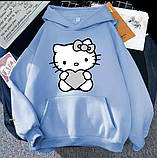 Жіноче худі з принтом Hello Kitty, фото 4