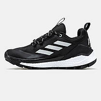 Зимові Чоловічі Кросівки Adidas Terrex Free Hiker 2.0 GTX / Адідас Террекс Фрі Хайкер 2.0 ГТХ Чорні з Білим, фото 4