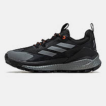 Зимові Чоловічі Кросівки Adidas Terrex Free Hiker 2.0 GTX / Адідас Террекс Фрі Хайкер 2.0 ГТХ Чорні з Сірим, фото 4