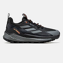 Зимові Чоловічі Кросівки Adidas Terrex Free Hiker 2.0 GTX / Адідас Террекс Фрі Хайкер 2.0 ГТХ Чорні з Сірим, фото 3