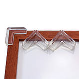 Захисний меблевий силіконовий кутник Silicone Corner Protector 4 штуки в комплекті, фото 7