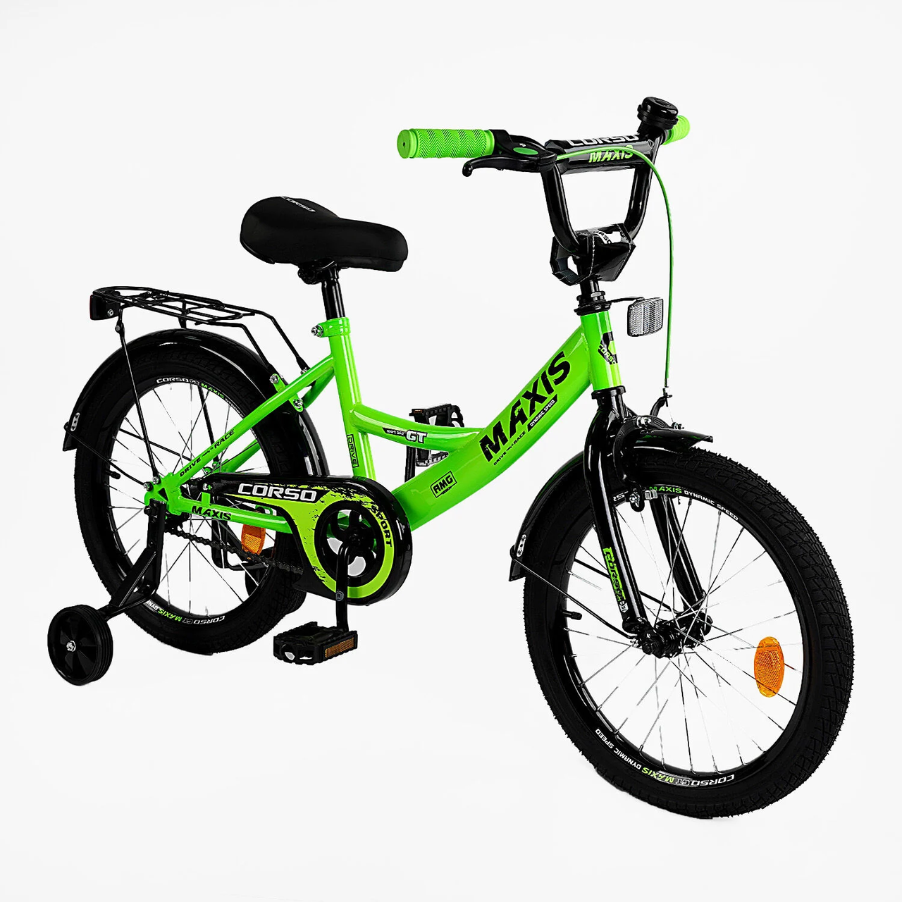 Велосипед двоколісний Corso MAXIS CL на 18 дюймів, Green 18123