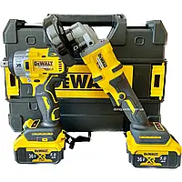 Набір акумуляторного інструменту Dewalt 2в1 (36 V, 5 A) Гайковерт DeWalt DCF 887N, болгарка Dewalt DCG405