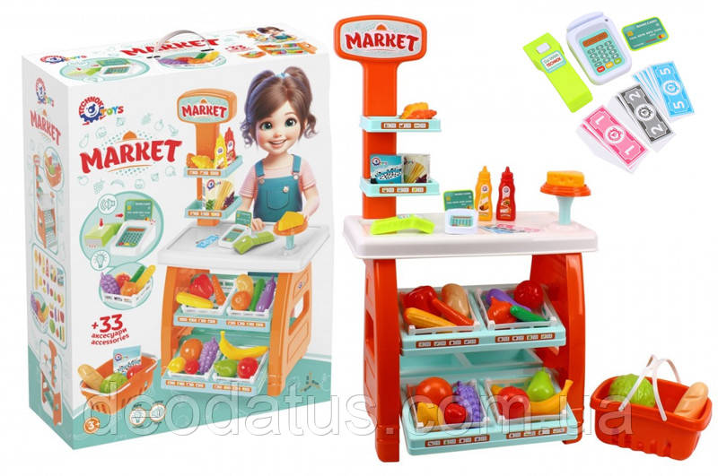 Дитячий ігровий набір супермаркет 0730 Технок міні магазин, фото 1