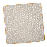 Скатертина Новорічна двостороння водовідштовхуюча 100х100 см., золотий люрекс, фото 8