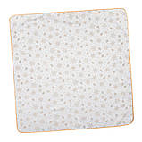 Скатертина Новорічна двостороння водовідштовхуюча 100х100 см., золотий люрекс, фото 7