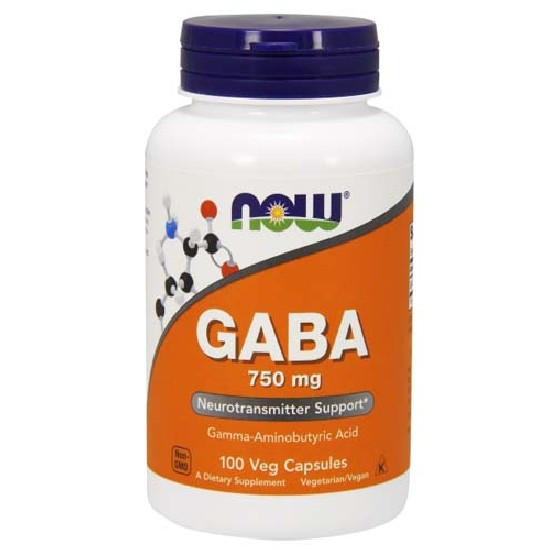 Now Gaba / Габа 750 мг у капсулах №100