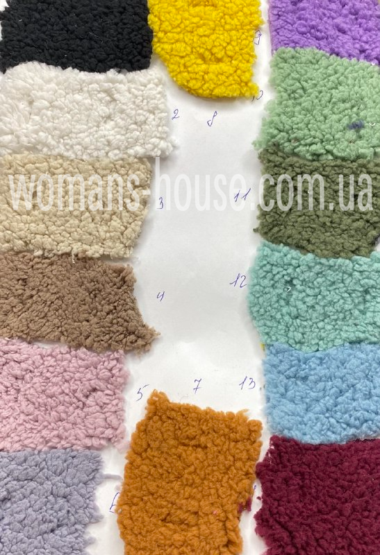 Тканина хутро Тедді м'яке Плюшеве 260 г/м2 ОПТ від 25 кг, фото 1