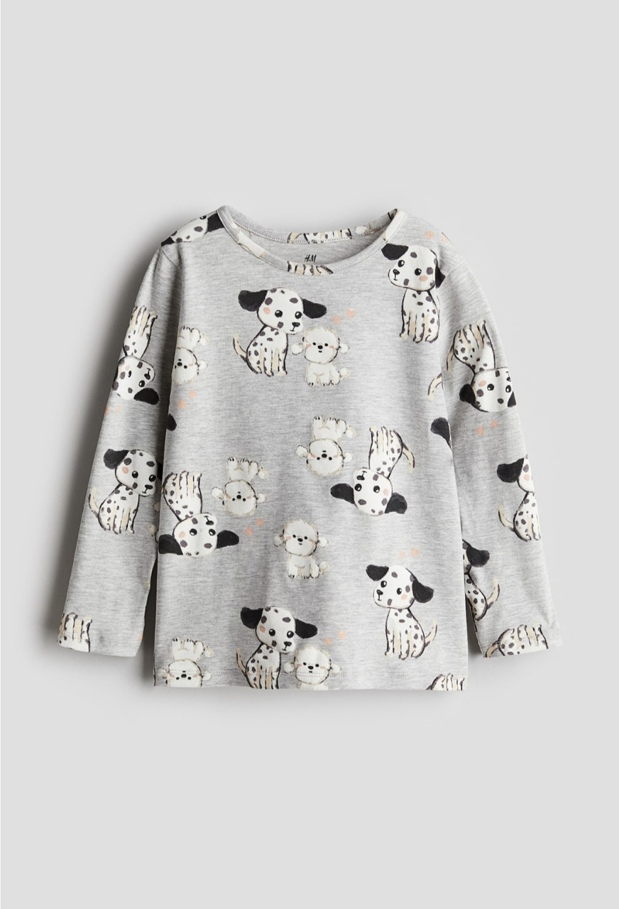 Реглан сірий Собачки H&M 92, 98/104. 110/116, 122/128, 134/140см