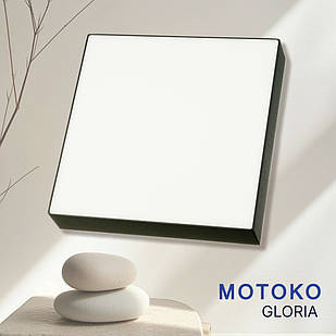 Led світильник накладний квадратний МОТОКО Gloria 24Вт 4000К IP40 графітовий ( 1022810)