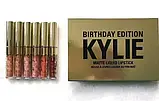 💄Набір рідких матових помад Kylie Birthday Edition: 6 кольорів ідеального макіяжу Matte Liquid Lipstick, фото 6