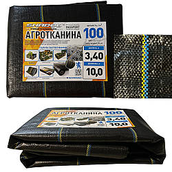 Агротканина 100 г/м2 3.4х10 метрів Shadow для мульчування ґрунту на метраж