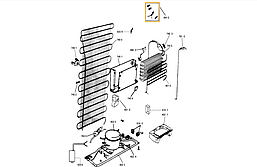 Датчик температури (комплект) для холодильника Whirlpool 481228268021
