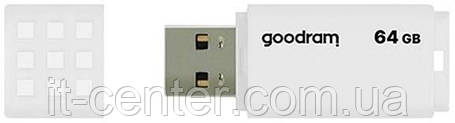 Флешка USB GOODRAM UME2 64 GB White (UME2-0640W0R11), фото 1
