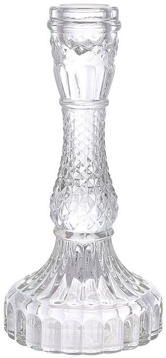 Набір 12 скляних свічників "Crystal Glass" 17см