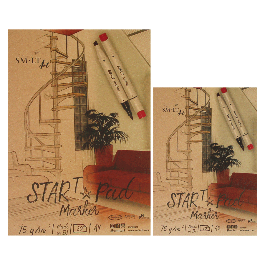 Склейка для маркерів STAR T А4 75г/м2 20л SM-LT Art