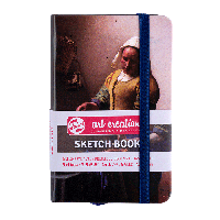 Блокнот для графіки Talens Art Creation А6 (9х14см) 140г/м2 80л Молочниця Ян Вермер Royal Talens