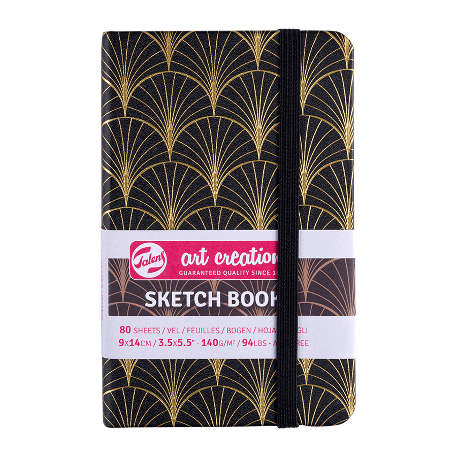 Блокнот для графіки Talens Art Creation А6 (9х14см) 140г/м2 80л Art deco Royal Talens