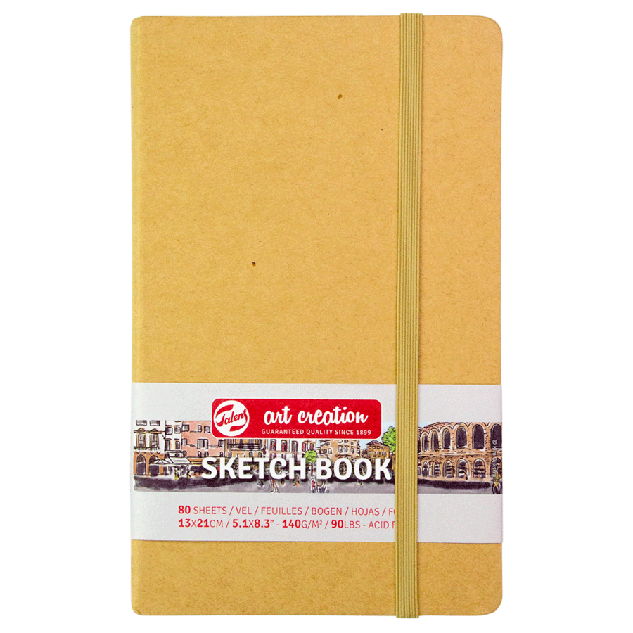 Блокнот для графіки Talens Art Creation А5 (13х21см) 140г/м2 80л Kraft Royal Talens