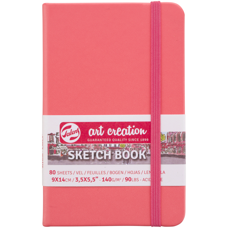 Блокнот для графіки Talens Art Creation А6 (9х14см) 140г/м2 80л Coral Royal Talens