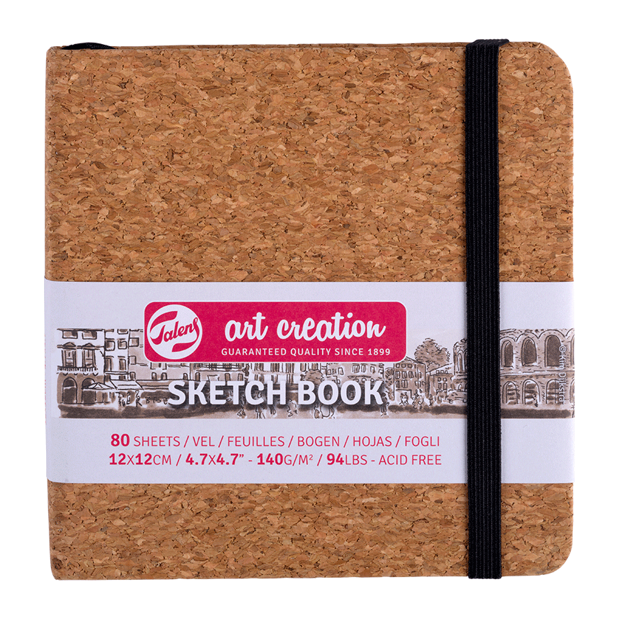Блокнот для графіки Talens Art Creation 12х12 см 140г/м2 80л Cork Royal Talens
