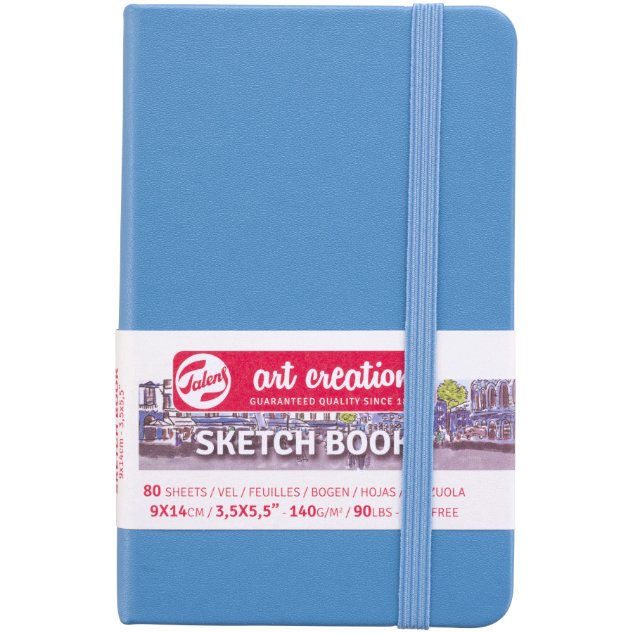 Блокнот для графіки Talens Art Creation А6 (9х14см) 140 г/м2 80 л Lake Blue Royal Talens