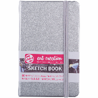 Блокнот для графіки Talens Art Creation А6 (9х14см) 140г/м2 80л Shiny Silver Royal Talens