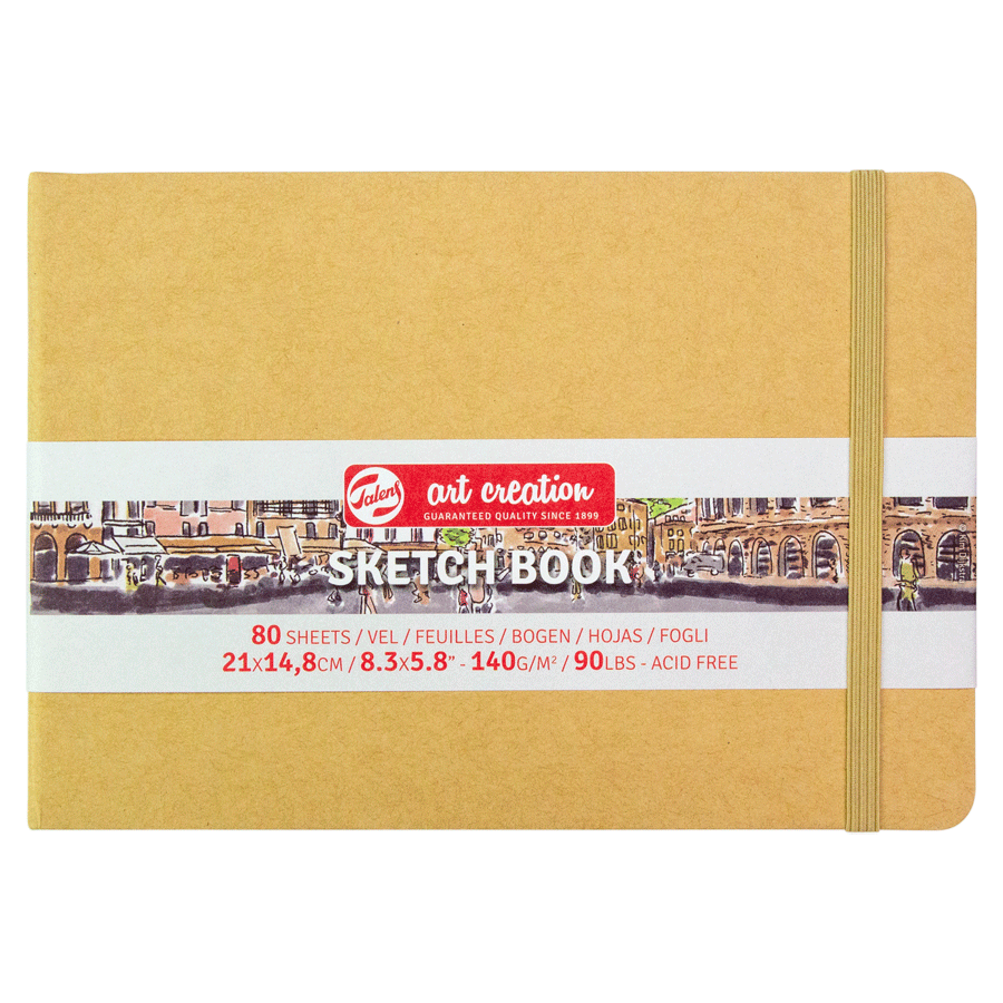 Блокнот для графіки Talens Art Creation А5 (14,8х21 см) 140 г/м2 80 л Kraft Royal Talens