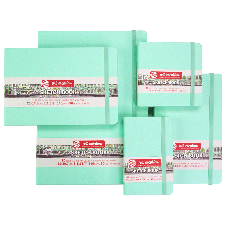 Блокнот для графіки Talens Art Creation А4 140 г/м2 80 л Fresh Mint Royal Talens