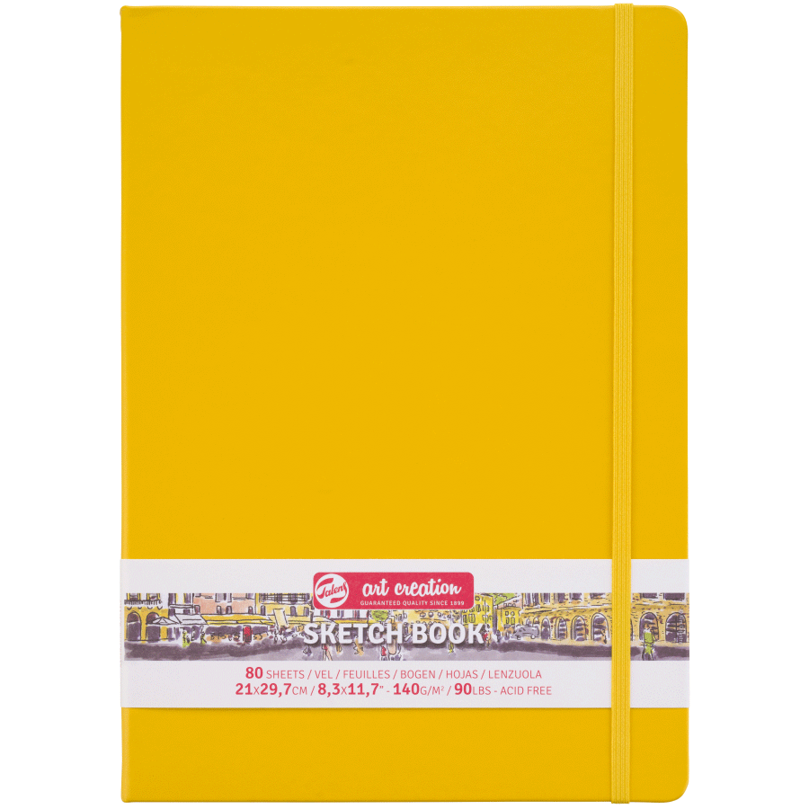 Блокнот для графіки Talens Art Creation А4 140 г/м2 80 л Golden Yellow Royal Talens