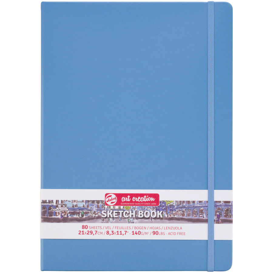 Блокнот для графіки Talens Art Creation А4 140 г/м2 80 л Lake Blue Royal Talens