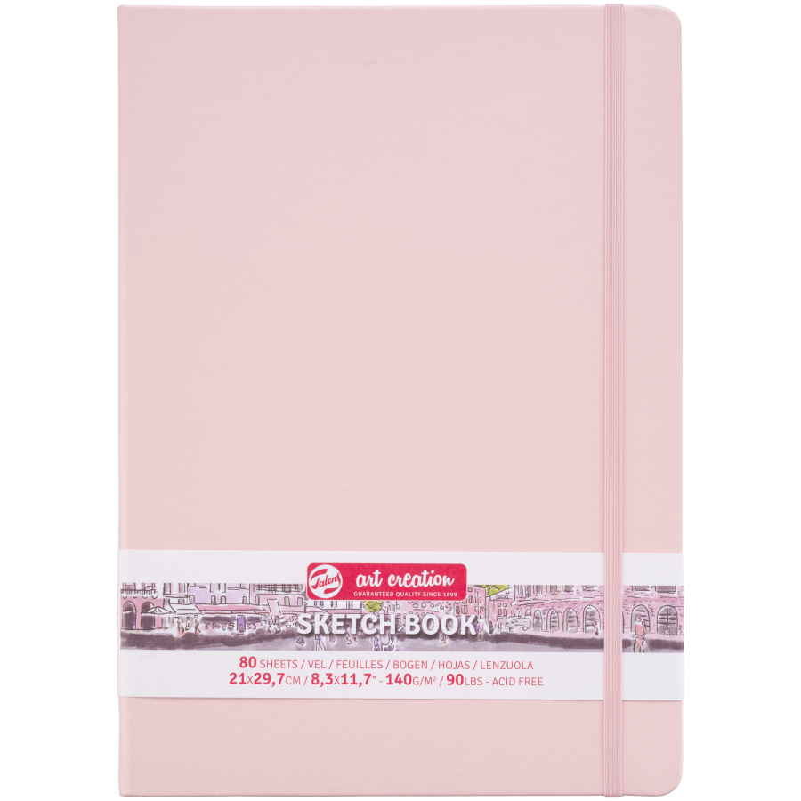 Блокнот для графіки Talens Art Creation А4 140 г/м2 80 л Pastel Pink Royal Talens
