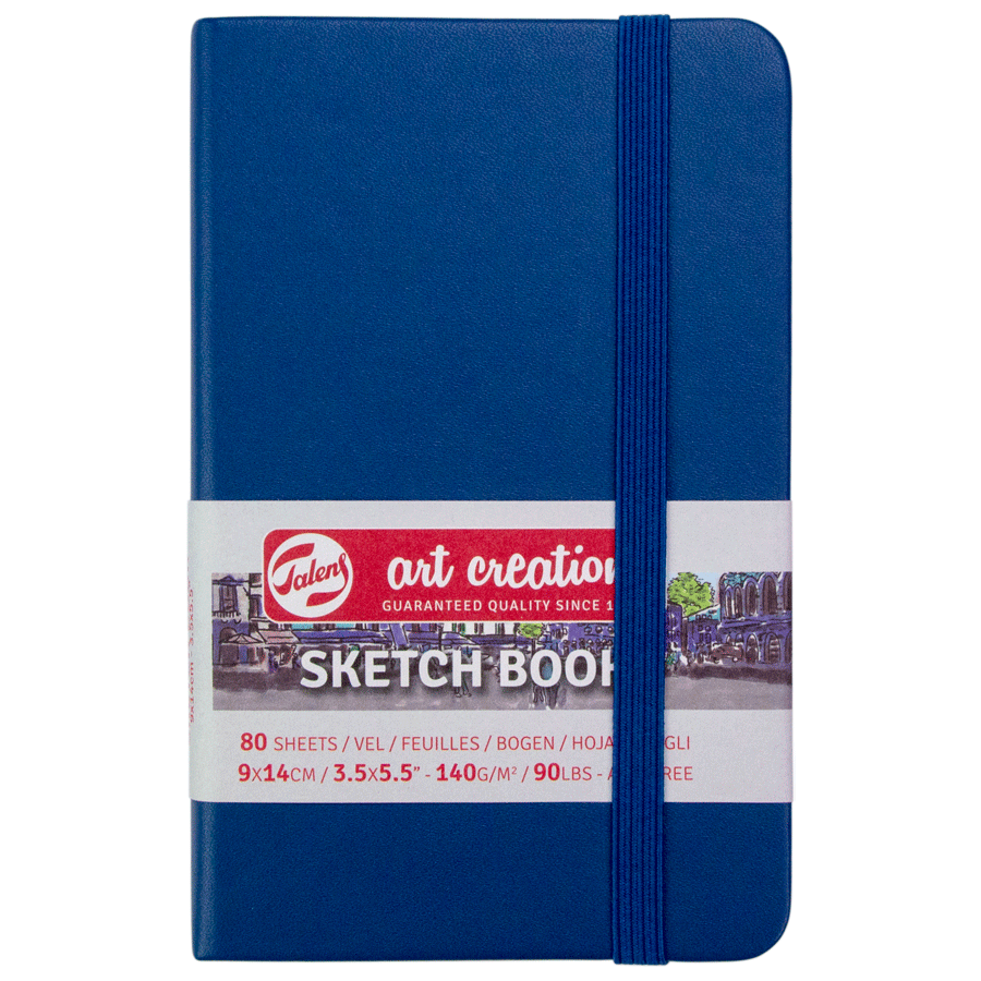 Блокнот для графіки Talens Art Creation А6 (9х14см) 140г/м2 80л Navy Blue Royal Talens