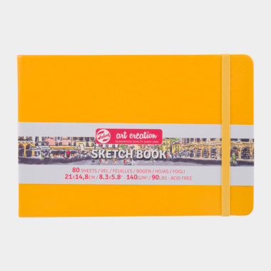 Блокнот для графіки Talens Art Creation А5 (14,8х21см) 140 г/м2 80 л Golden Yellow Royal Talens